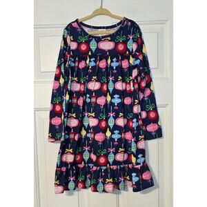 Gymboree Girls 5-6 Holiday Ornaments‎ Nightgown Pajamas PJs